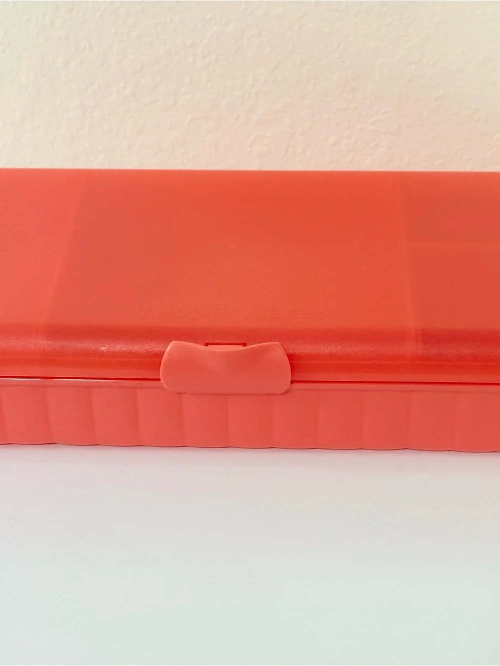 Tupperware LUNCH N THINGS Divided Organizer Snack Sandwich BENTO BOX orange cooo